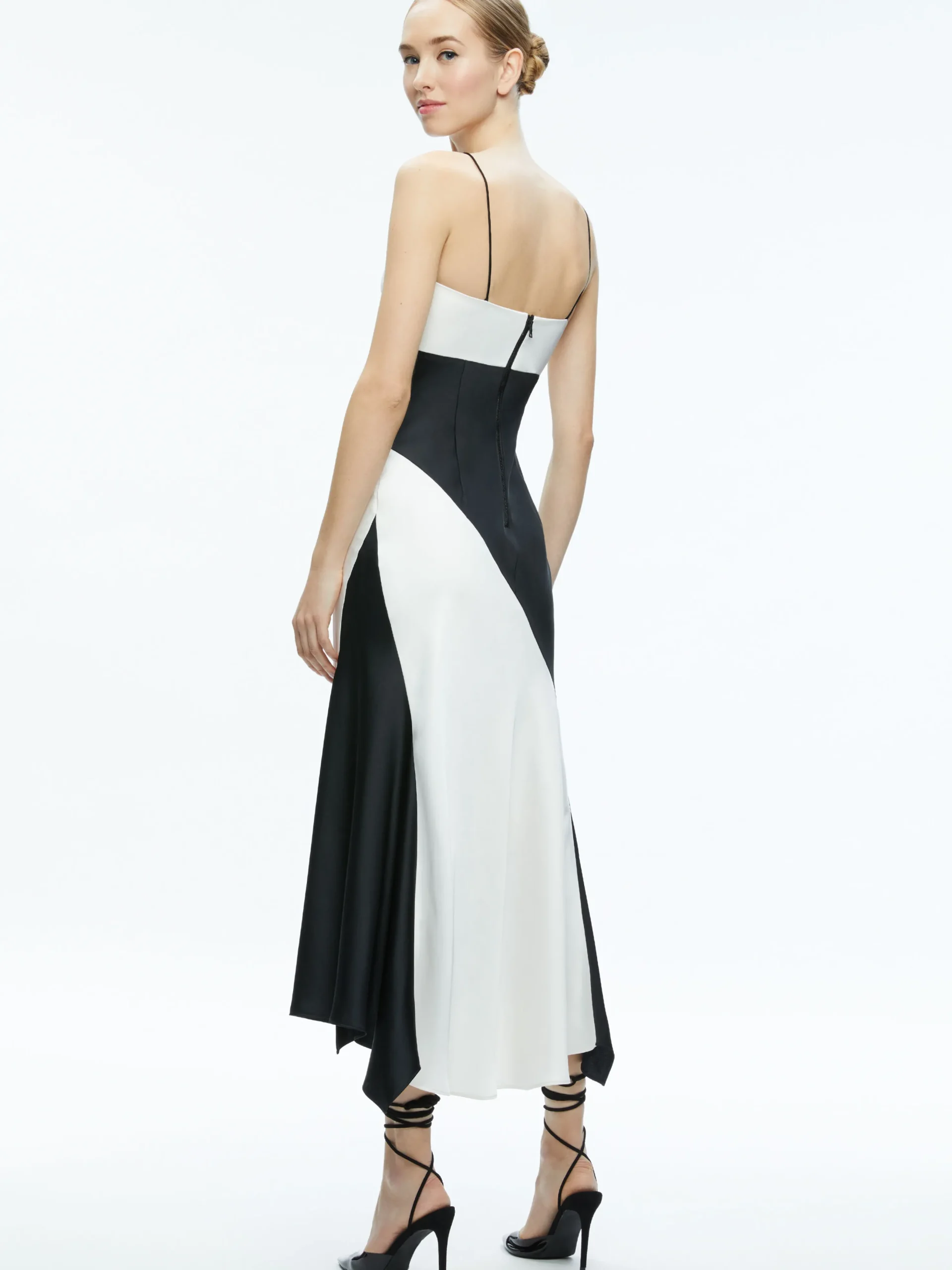 ROSA ASYMMETRICAL SLIP DRESS