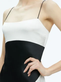 ROSA ASYMMETRICAL SLIP DRESS