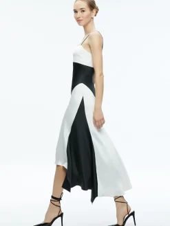 ROSA ASYMMETRICAL SLIP DRESS