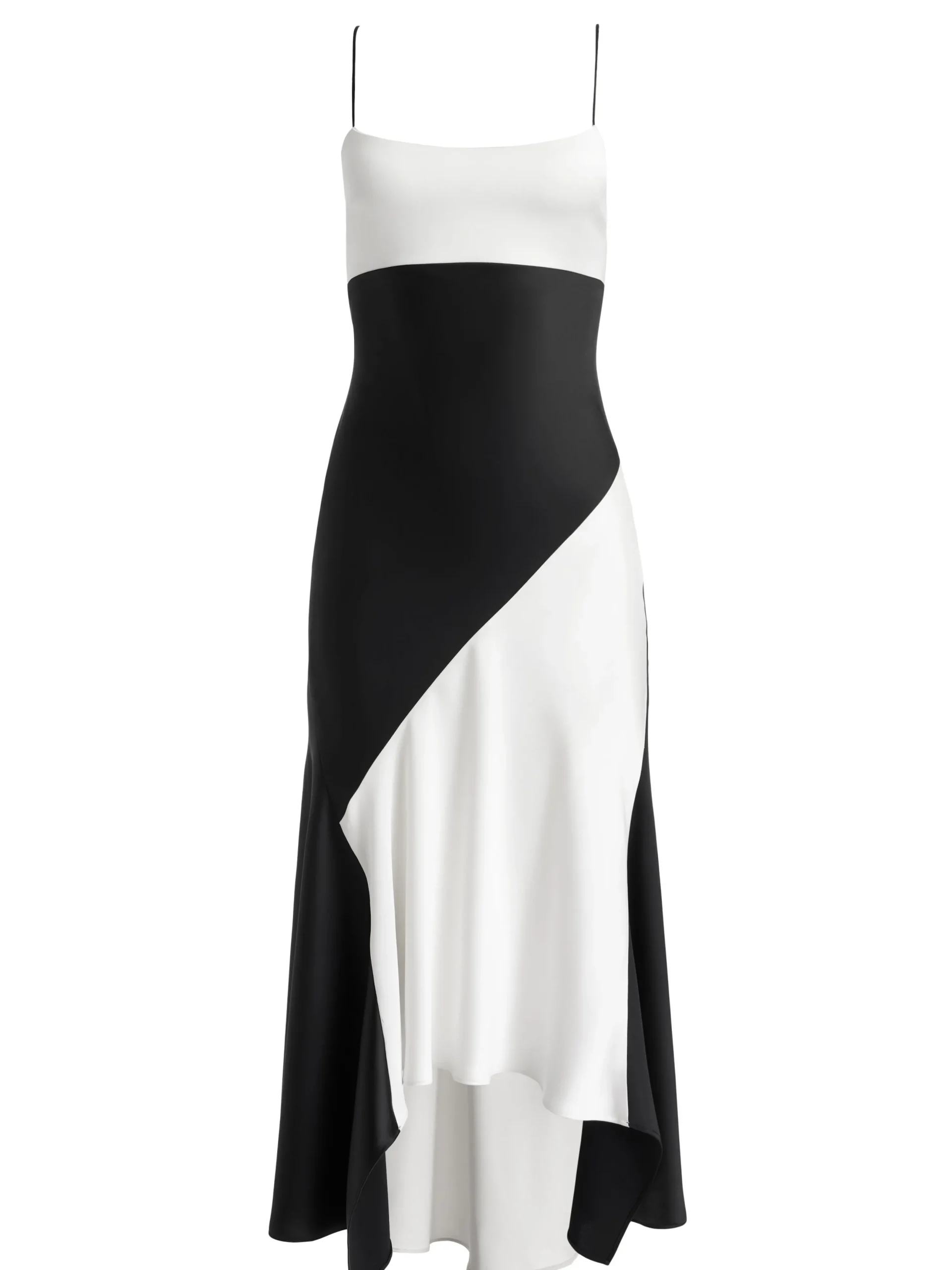 ROSA ASYMMETRICAL SLIP DRESS