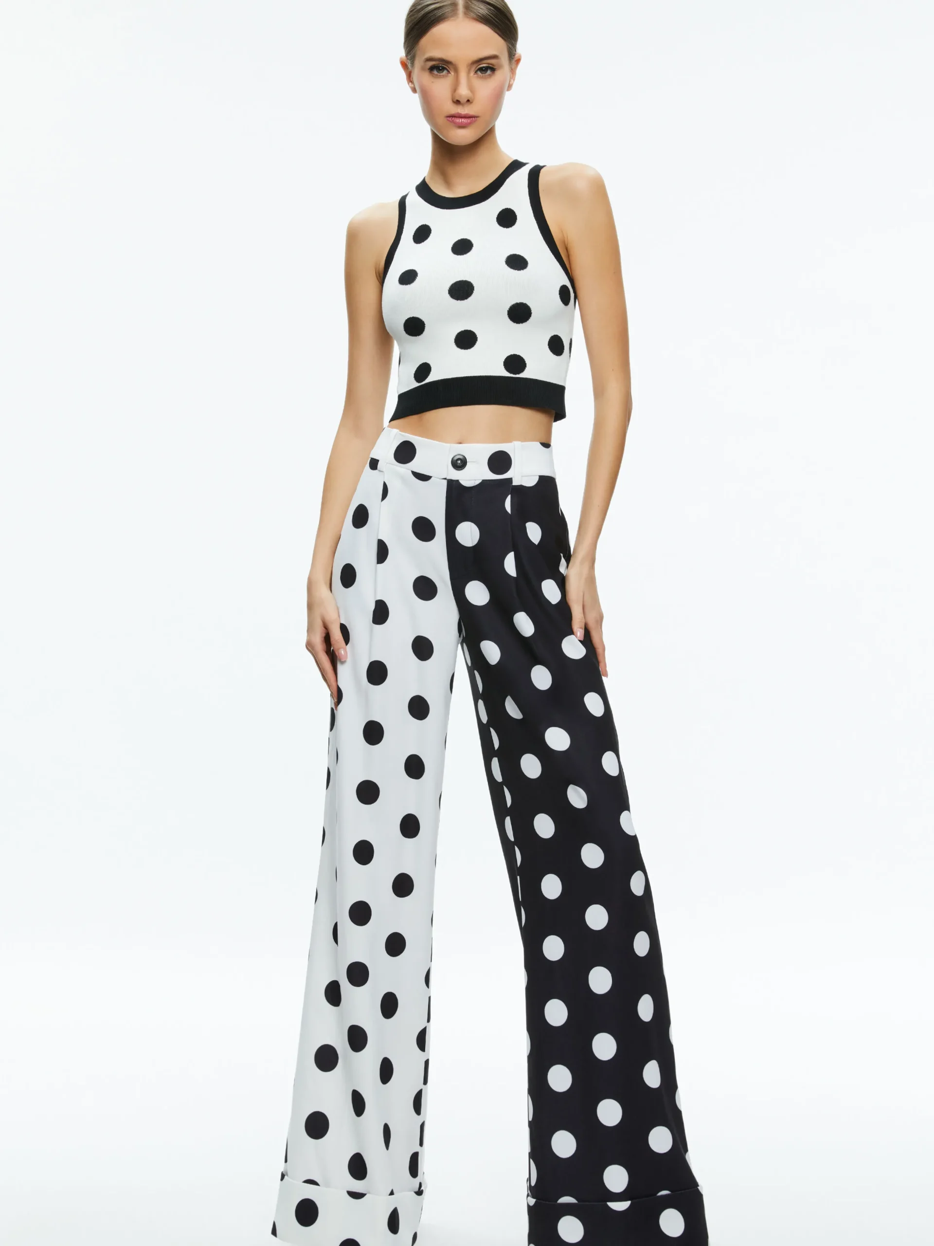 RYDEL CROPPED TANK + TOMASA HIGH RISE PANT
