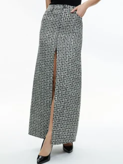 RYE TWEED MAXI SKIRT