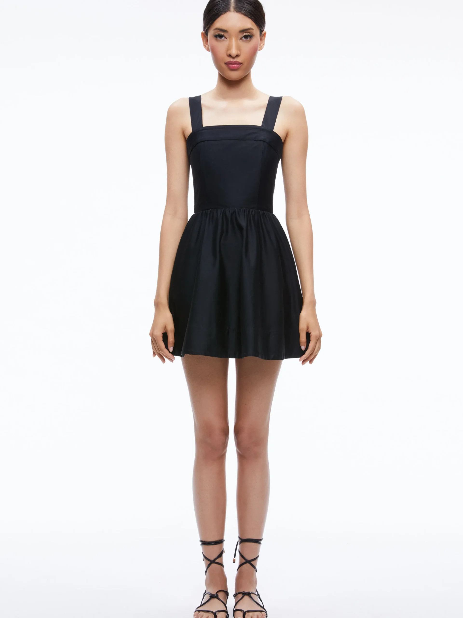 SAIGE TIE BACK MINI DRESS