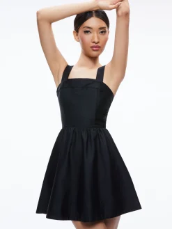 SAIGE TIE BACK MINI DRESS