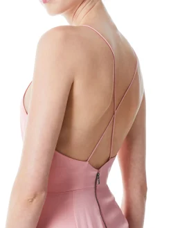 SAMIA HALTER NECK FISHTAIL GOWN