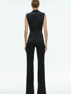 SHOSHANNA SLEEVELESS TUXEDO JUMPSUIT