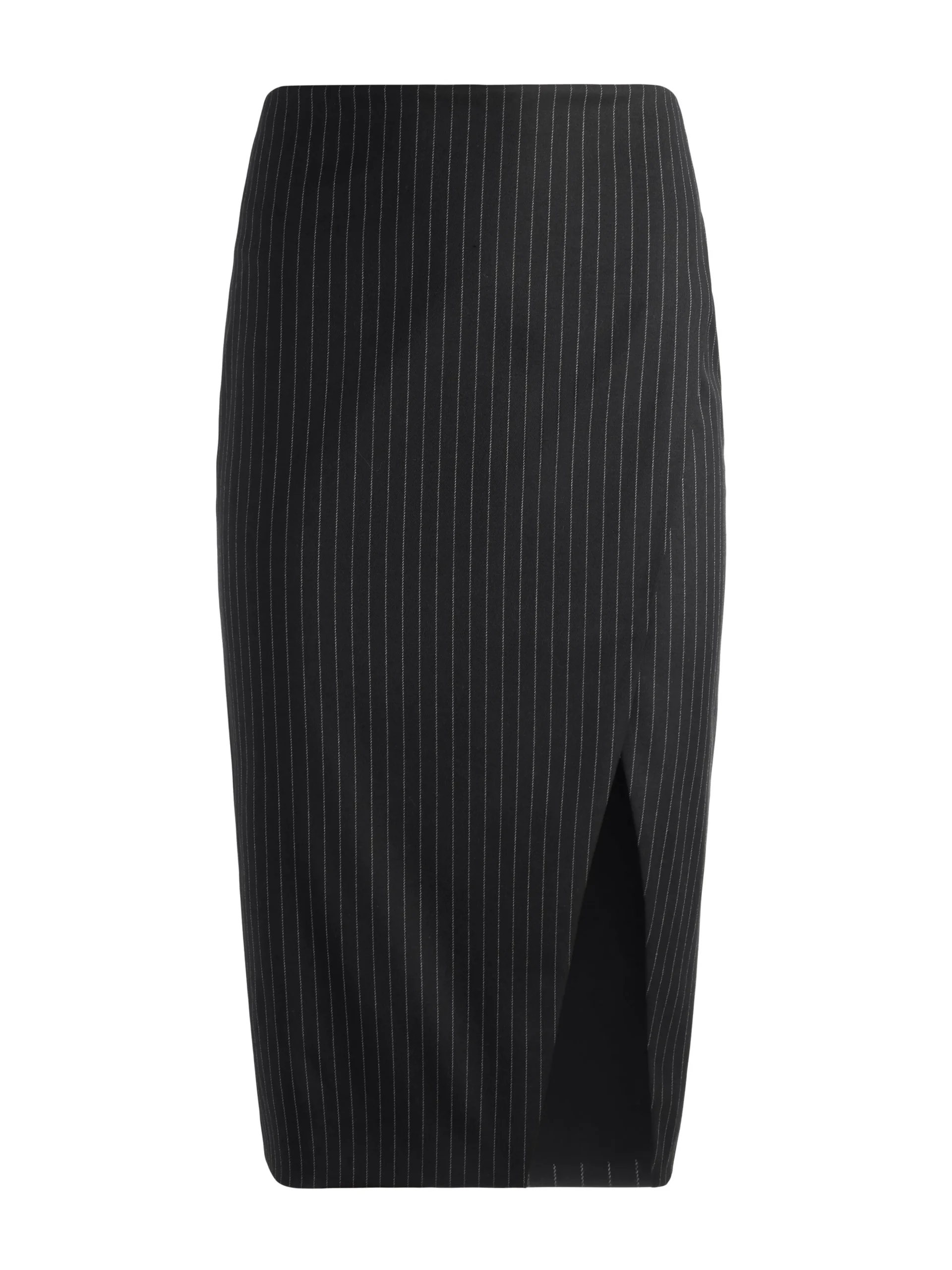 SIOBHAN FRONT WRAP MIDI SKIRT