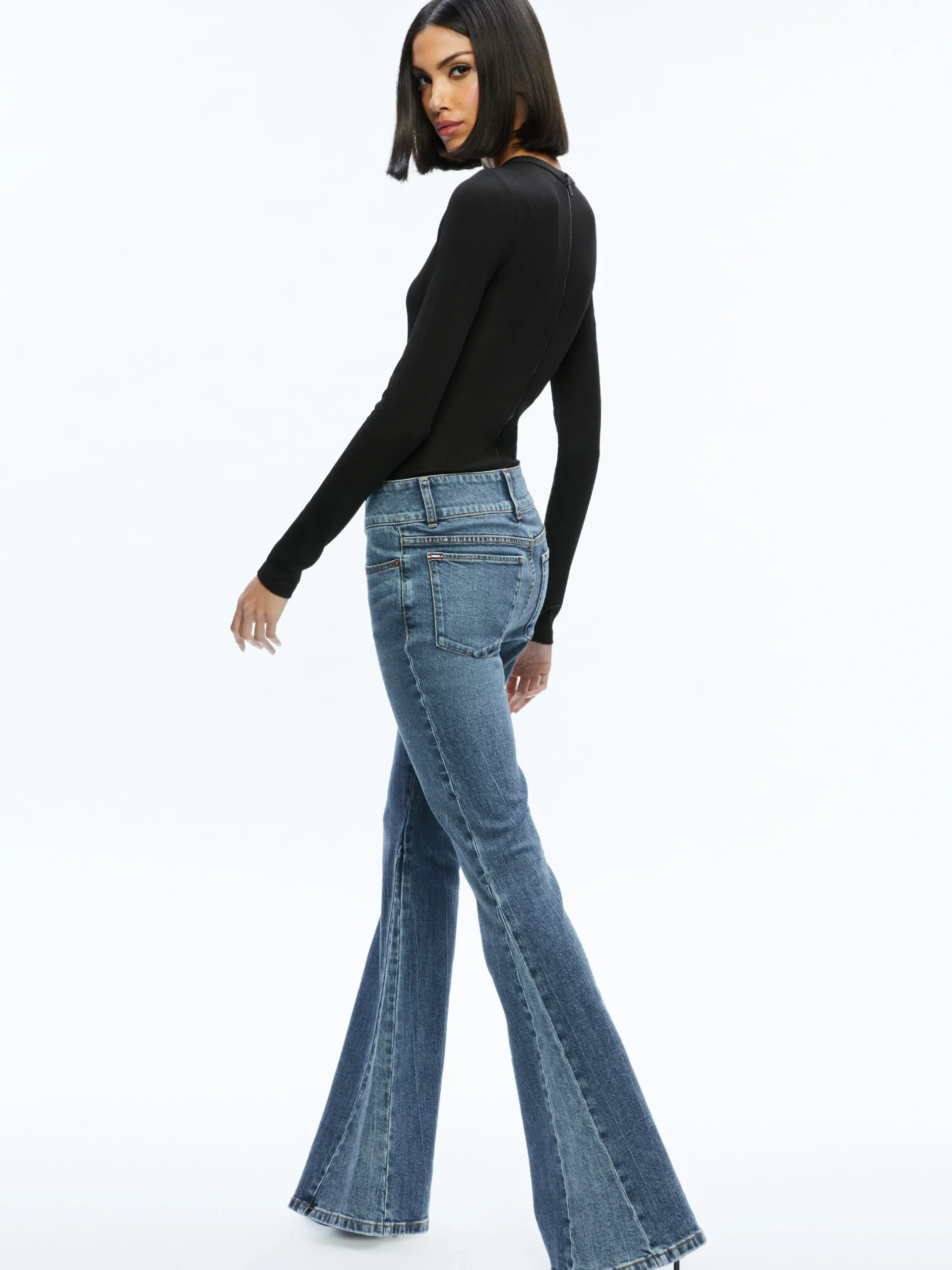 STACEY GODET BELL FLARE JEAN