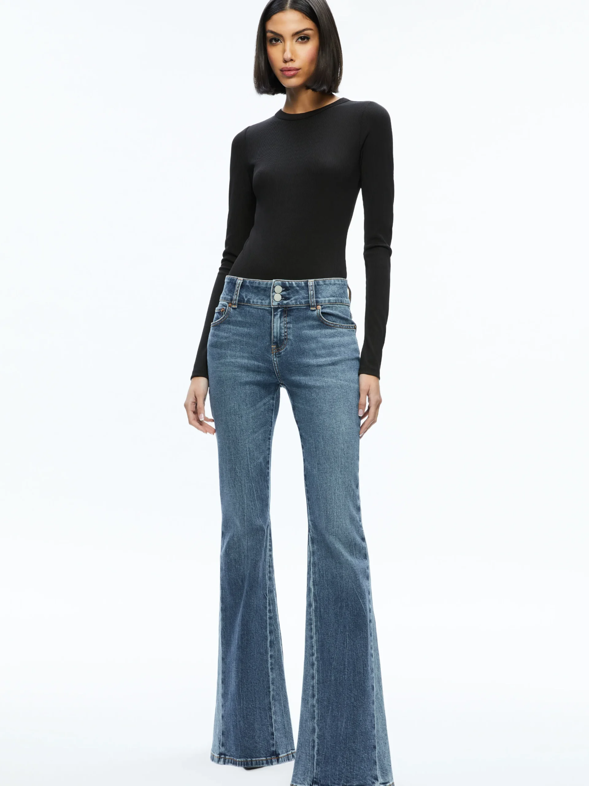 STACEY GODET BELL FLARE JEAN