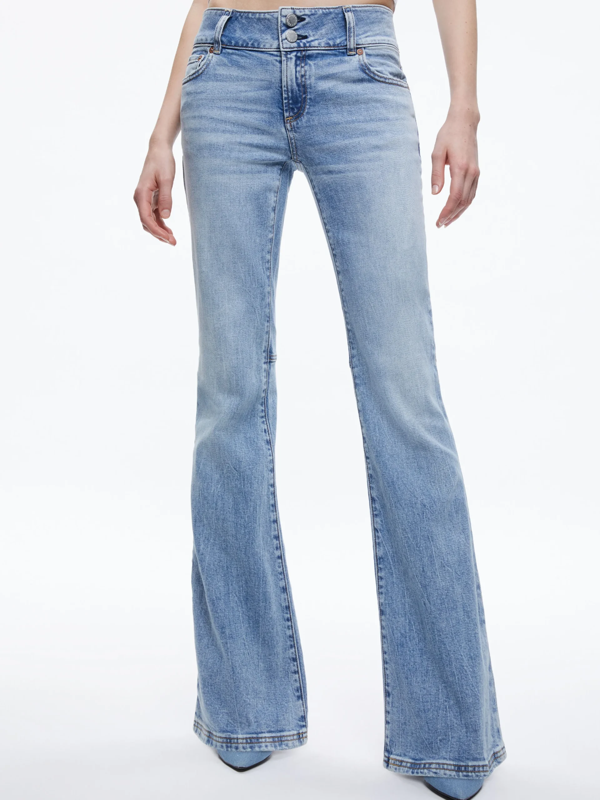 STACEY LOW RISE BELL BOTTOM JEAN