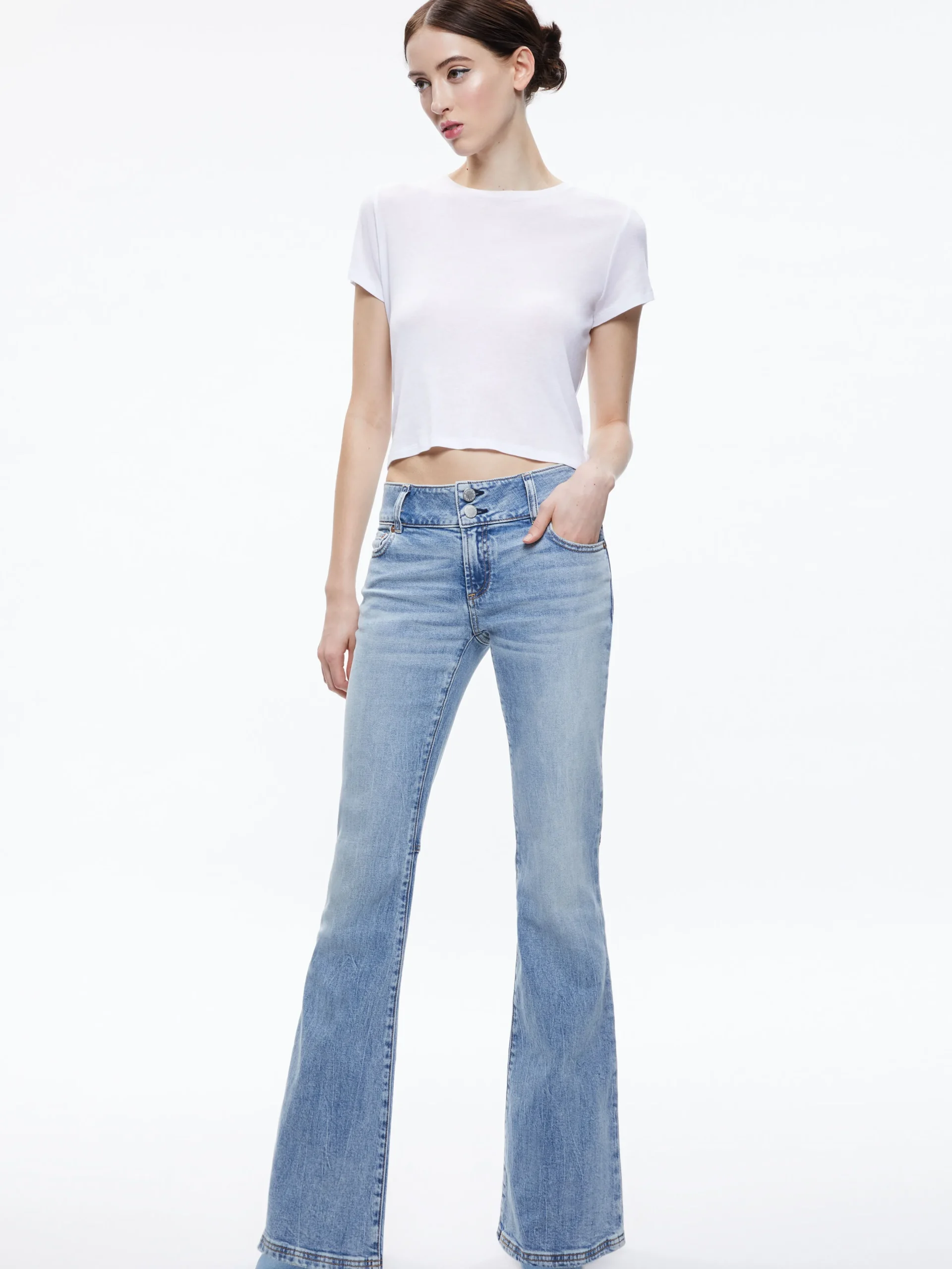 STACEY LOW RISE BELL BOTTOM JEAN