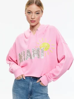 SUNNY BOXY CROPPED HOODIE