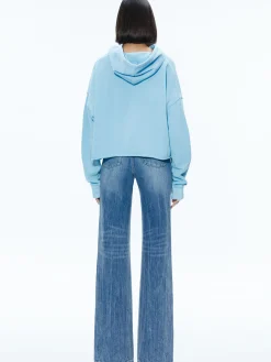 SUNNY BOXY CROPPED HOODIE