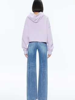 SUNNY BOXY CROPPED HOODIE