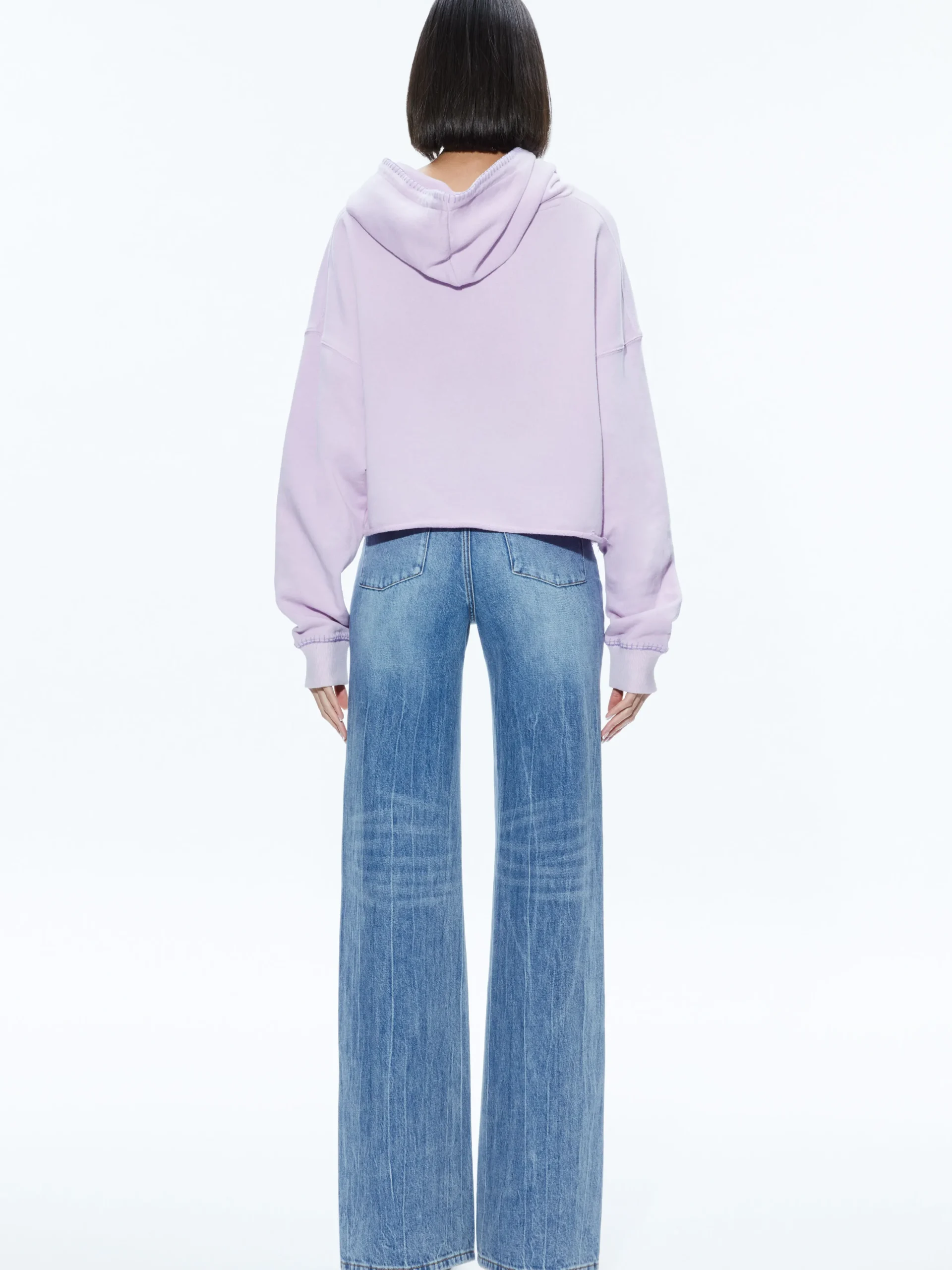 SUNNY BOXY CROPPED HOODIE