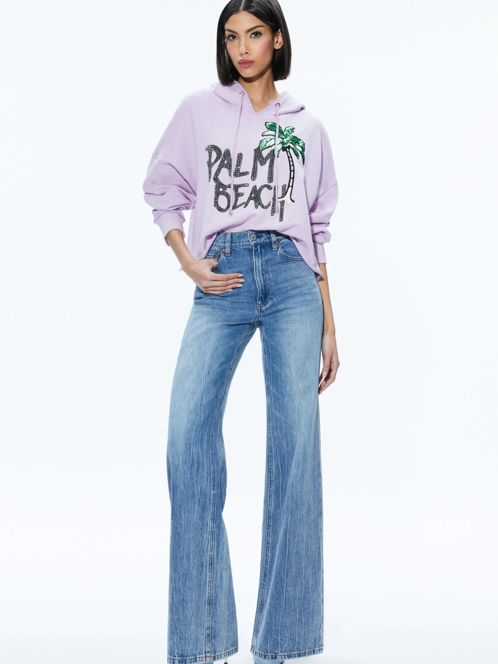 SUNNY BOXY CROPPED HOODIE