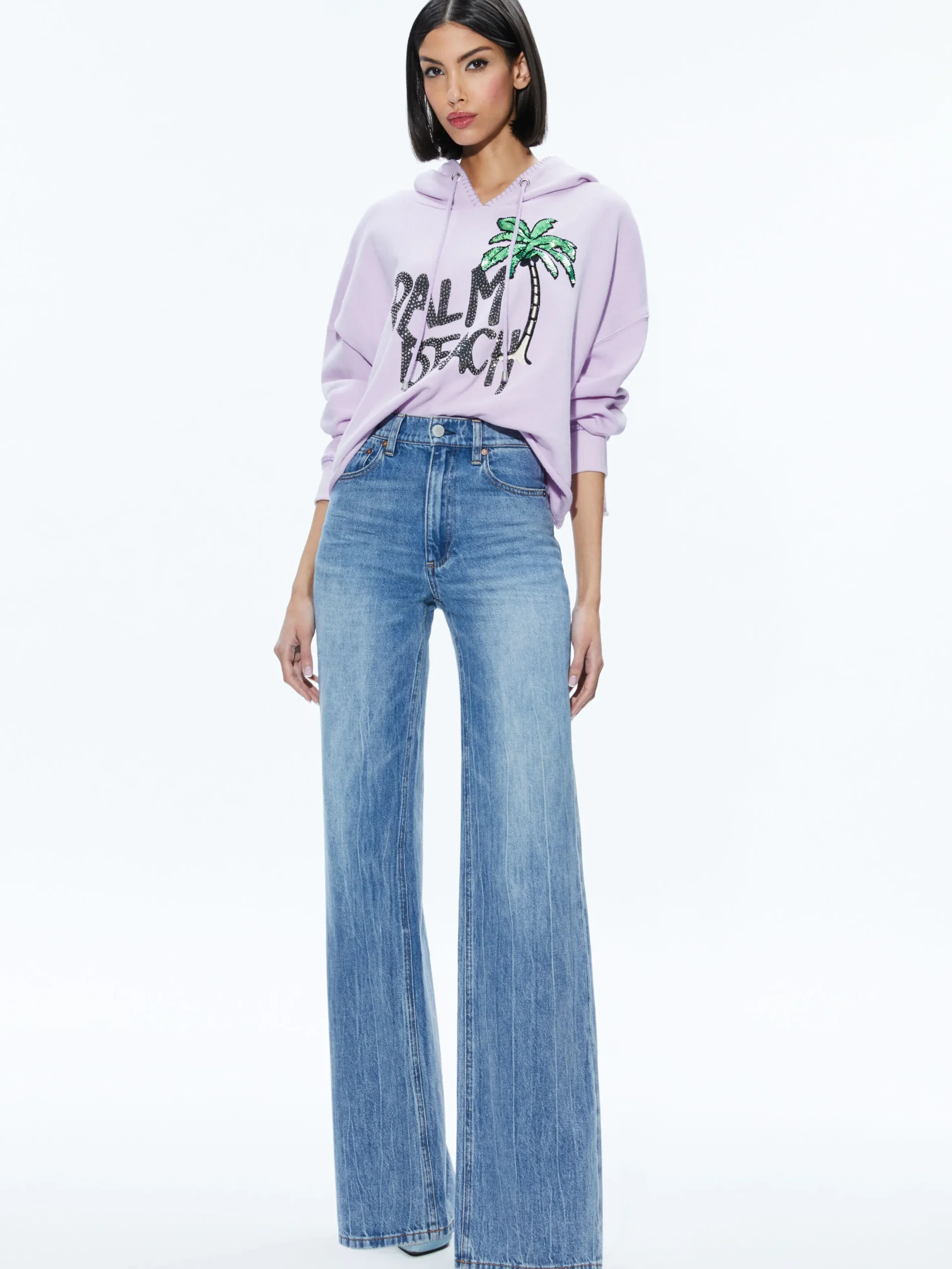 SUNNY BOXY CROPPED HOODIE