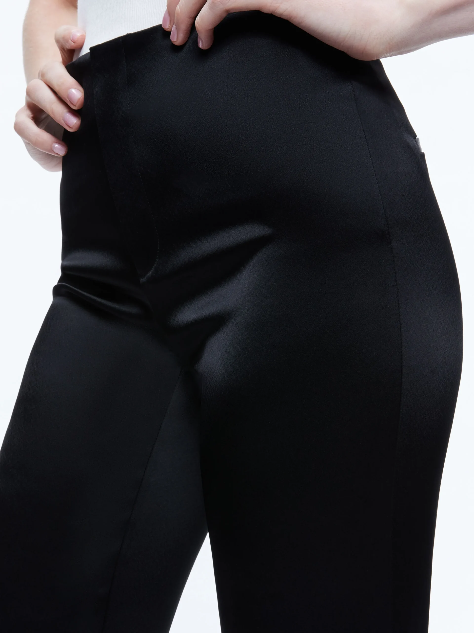 TEENY SATIN BOOTCUT PANT