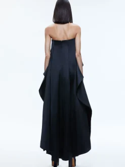 THEDA STRAPLESS HIGH LOW DRESS