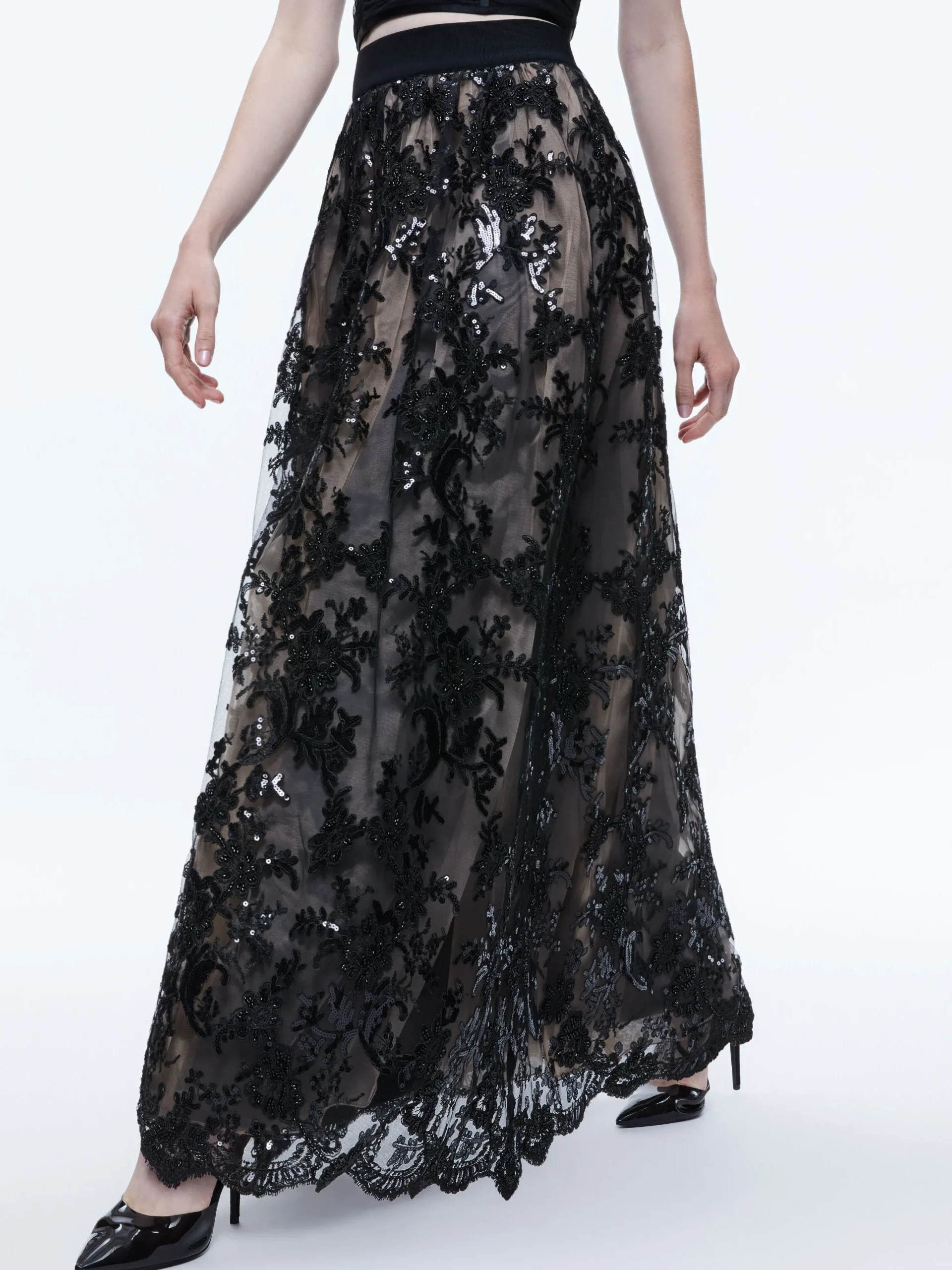 TINA EMBELLISHED GOWN SKIRT