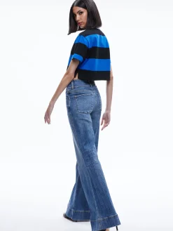 TREVA CROPPED POLO SHIRT