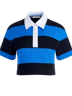 TREVA CROPPED POLO SHIRT