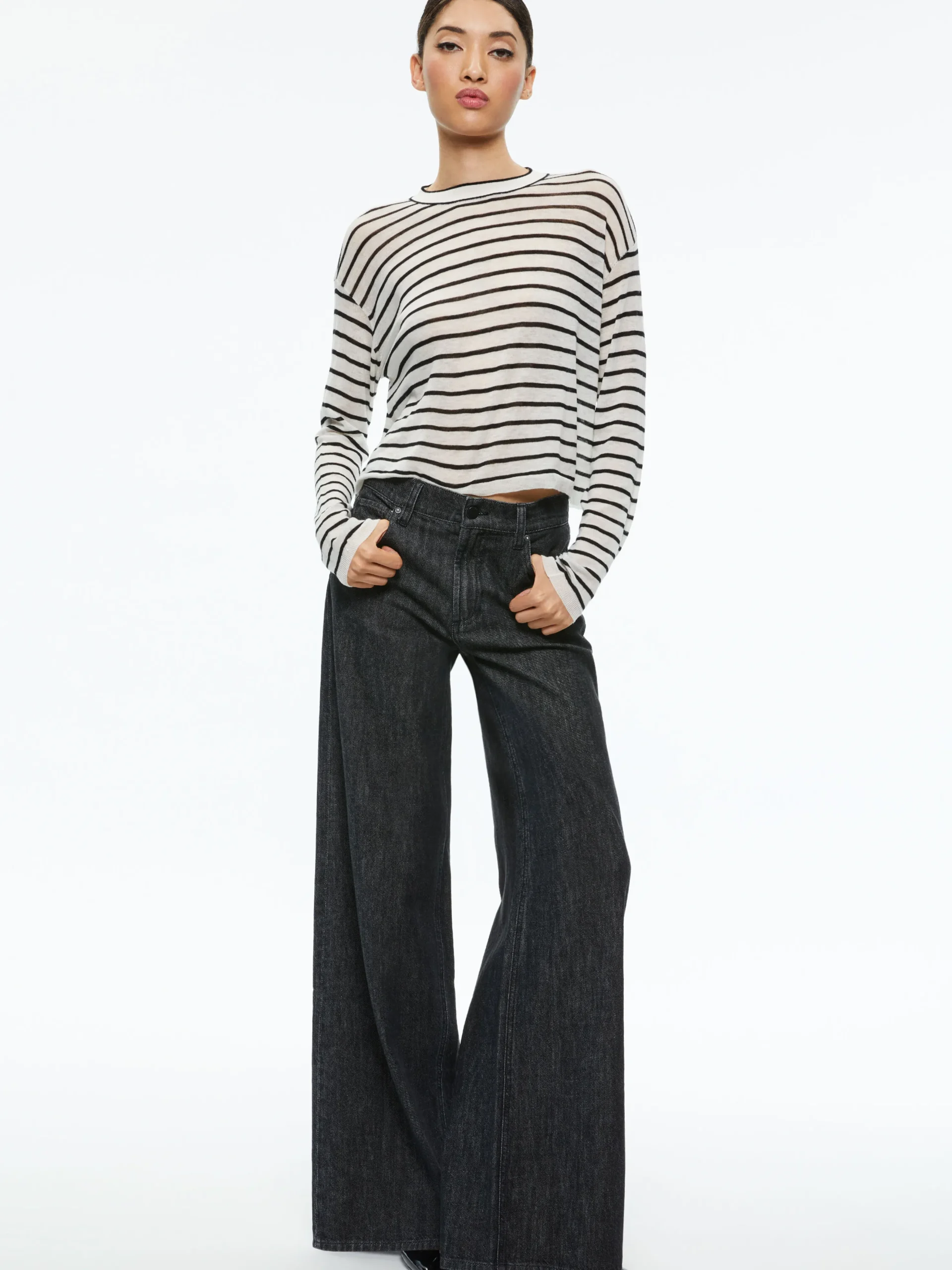 TRISH MID RISE BAGGY JEAN