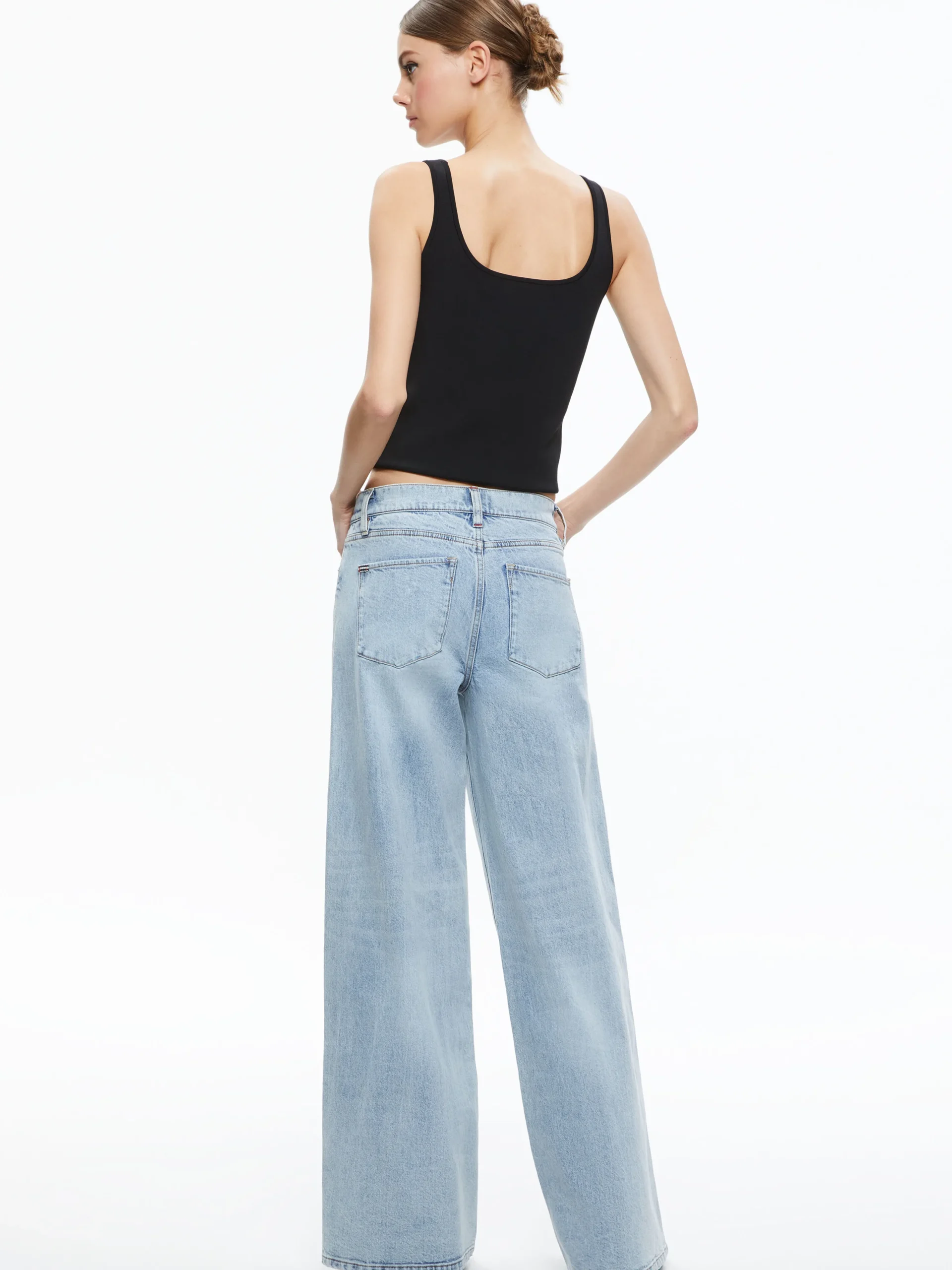 TRISH MID RISE BAGGY JEAN