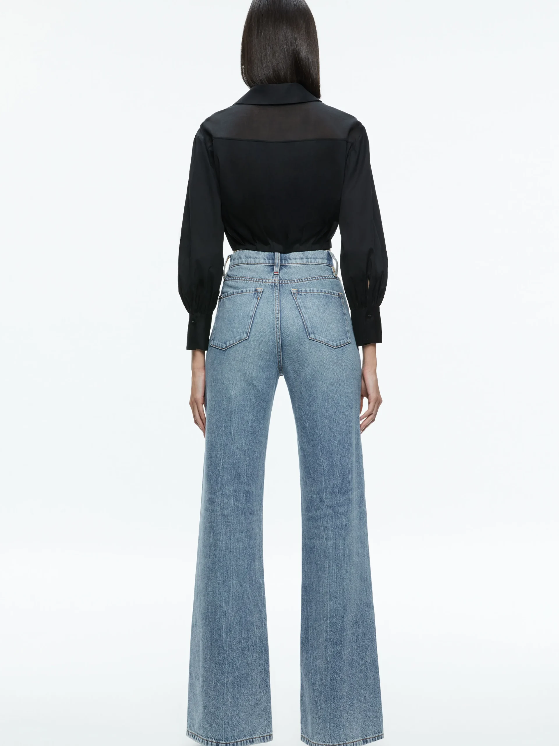 TRUDY CROPPED BUTTON DOWN