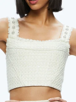 VICENTA EMBELLISHED STRUCTURED CORSET