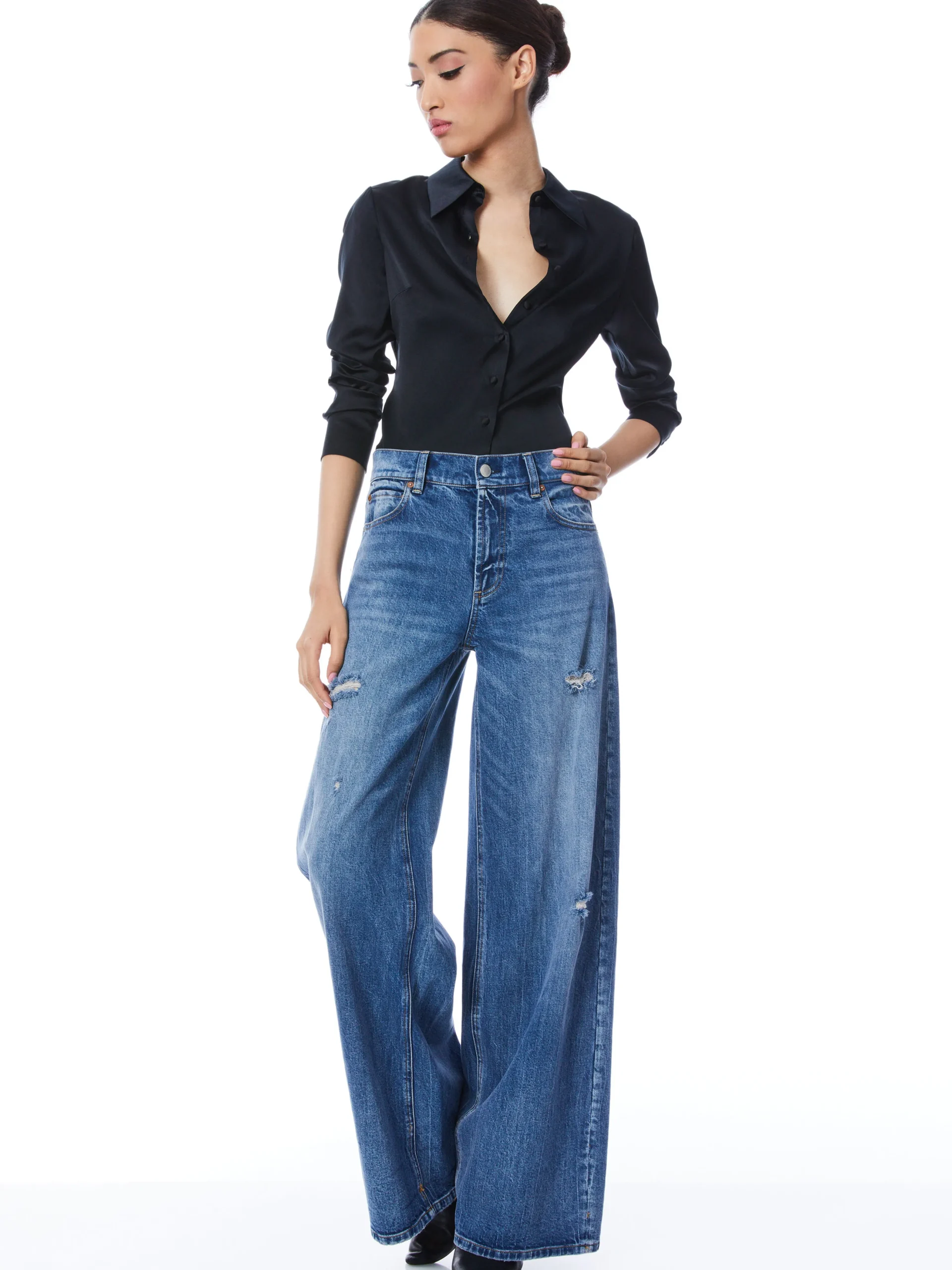 WILLA FITTED PLACKET TOP
