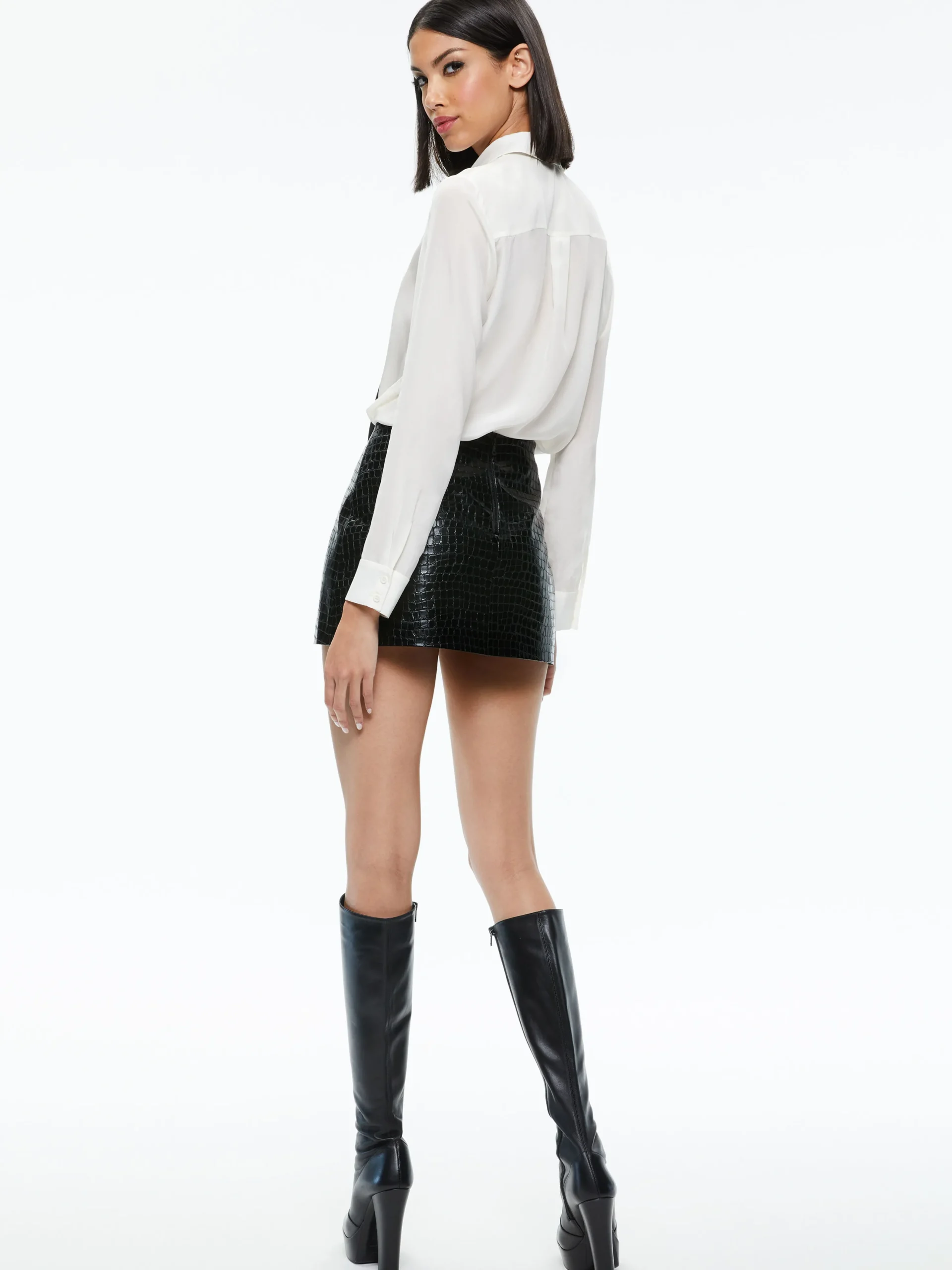 WILLA PLACKET TOP WITH TIE