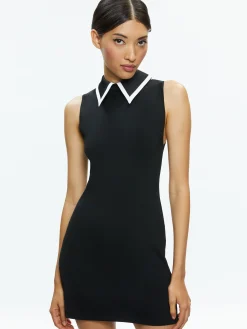 WYNELL COLLARED MINI DRESS